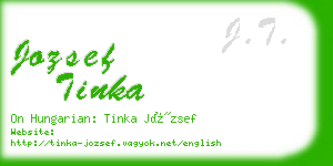 jozsef tinka business card
